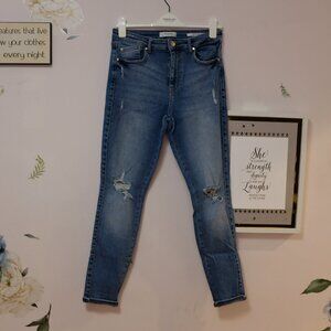 GUESS 1981 Skinny Ripped Jeans